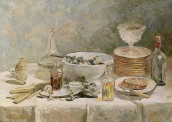 Nature morte à la salade, vers 1887-88